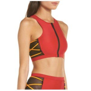 ISO Chromat Launch Bikini Top in Red